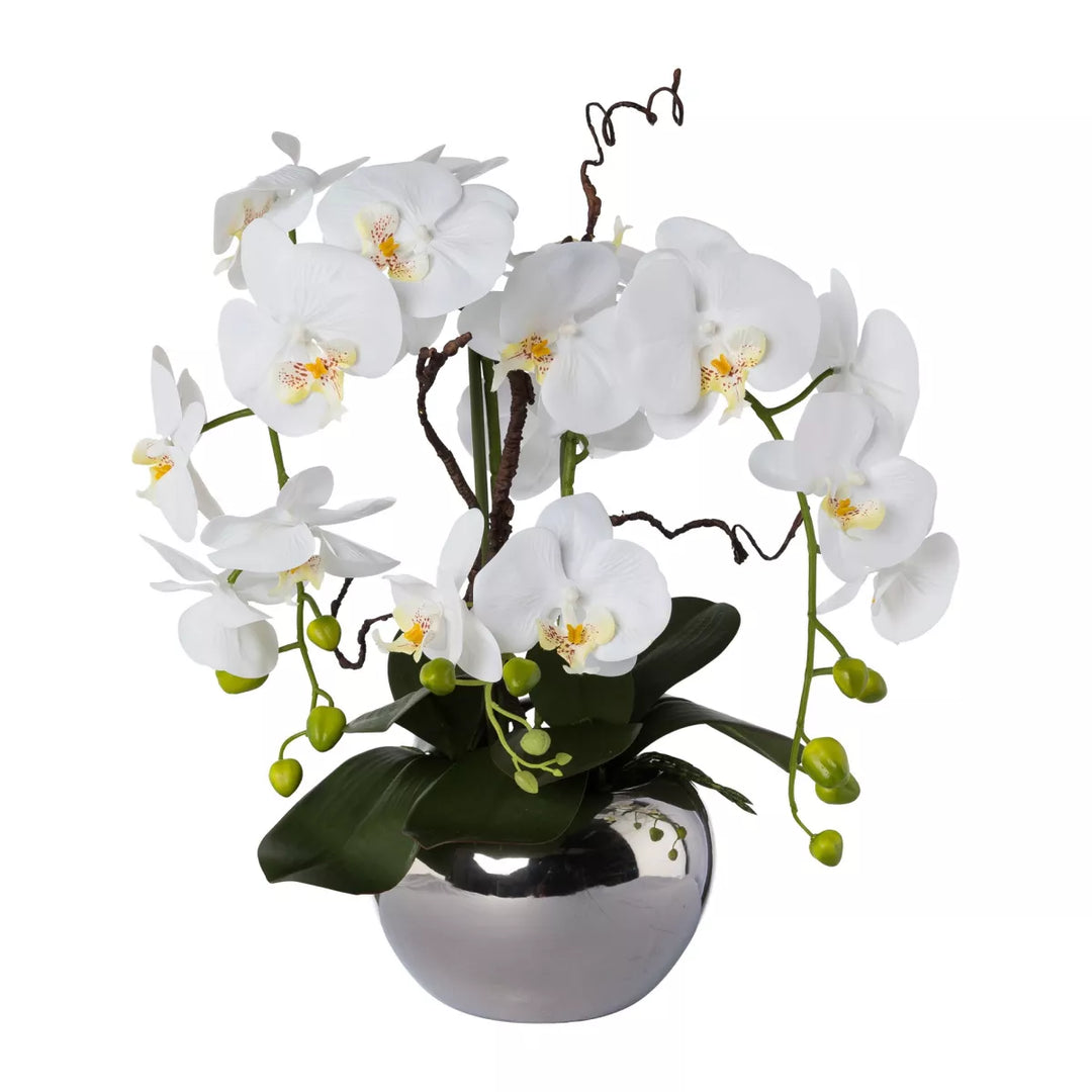 Flourify Orchidee in vaas kunstplant. 55 cm