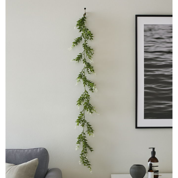 Girlande Hängepflanze, Kunstpflanze 180 cm. 2er-Bündel