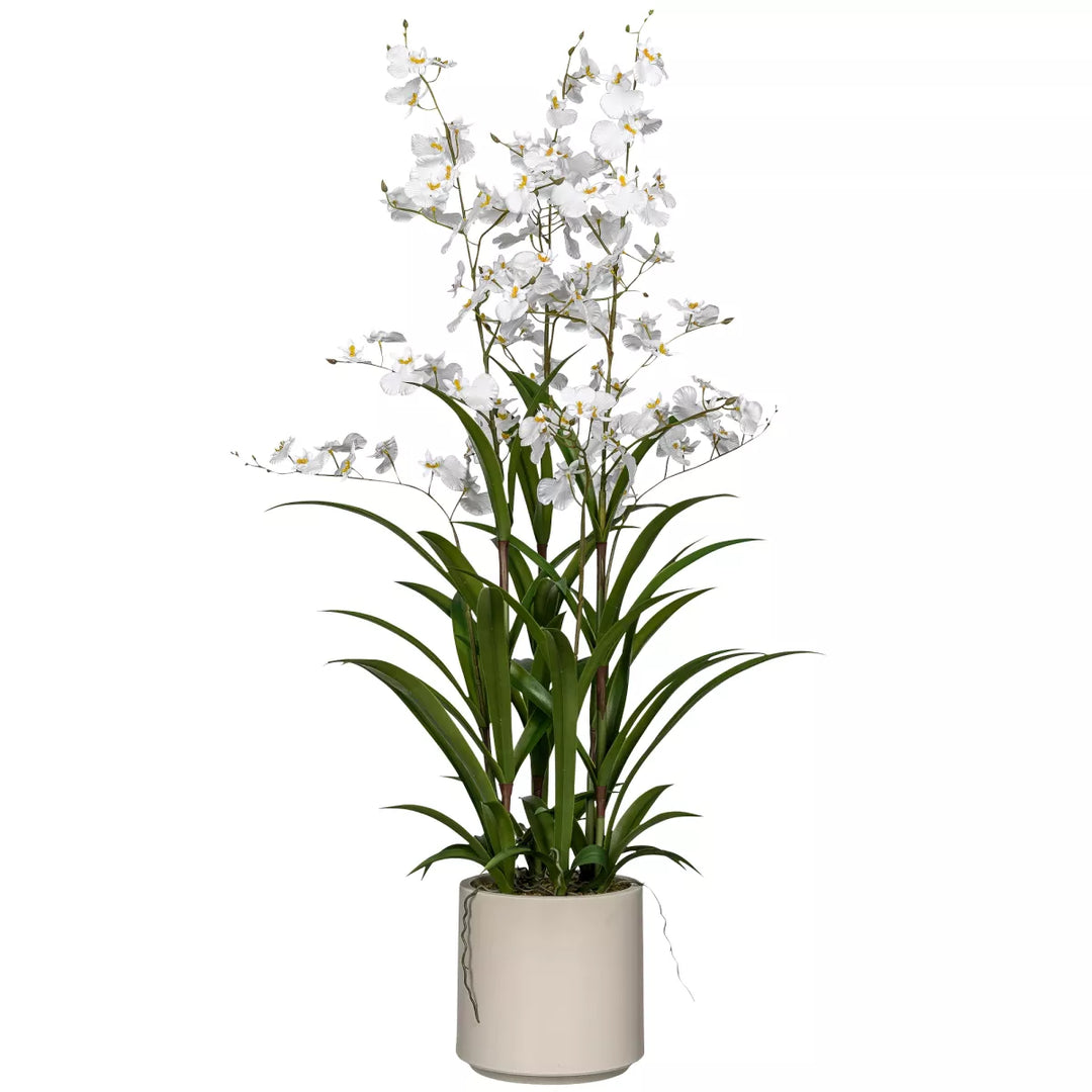 Flourify Orchidee in pot Kunstplant. 98 cm