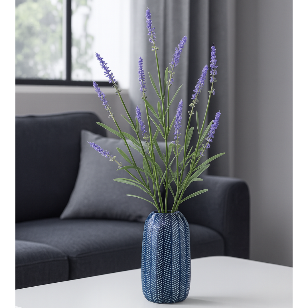 Lavendelbundel kunstplant 50 cm. Bundel van 7