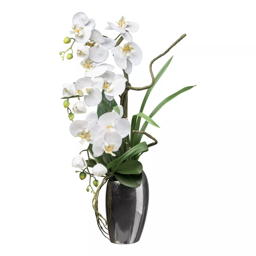 Flourify Orchidee in vaas kunstplant. 68 cm