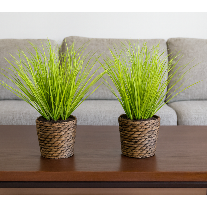 Ziergras Kunstpflanze 32 cm. 2er-Bündel
