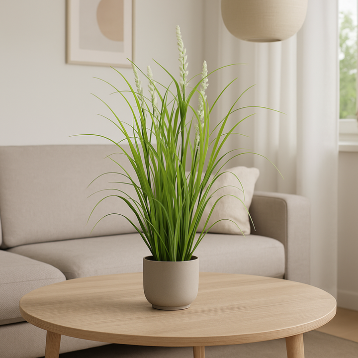 Ziergras mit Salbei Kunstpflanze 48 cm. 2er-Bündel