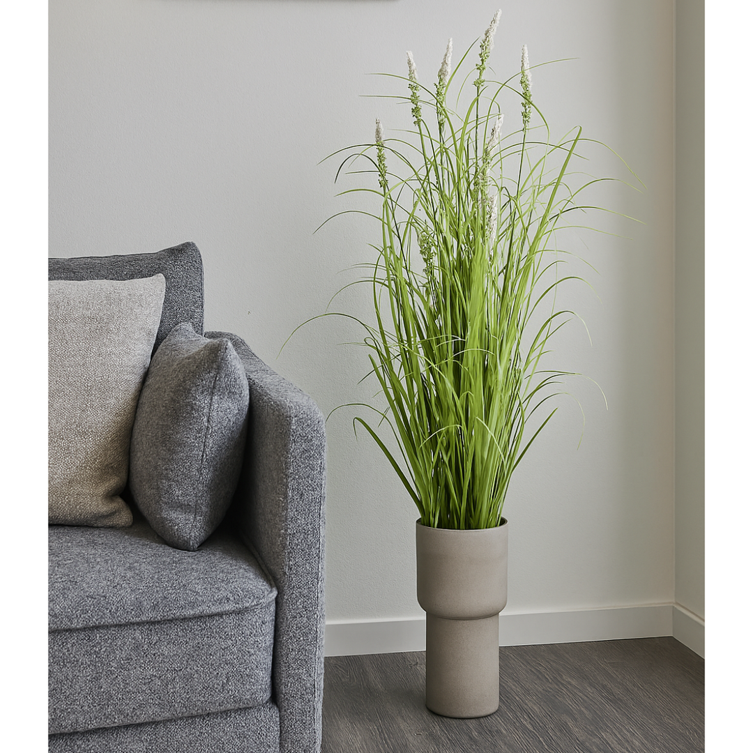 Siergras met salie kunstplant 75 cm