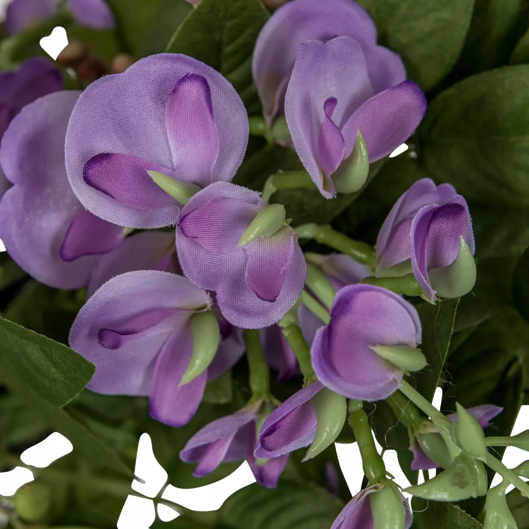 Flourify  Krans blauwe regen kunstplant. 60 cm