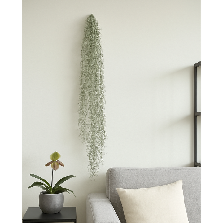 Tillandsia rank hangplant, kunstplant 146 cm. Bundel van 4