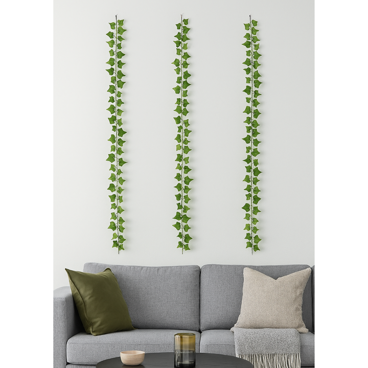 Klimop hangplant, kunstplant 175 cm. Bundel van 6