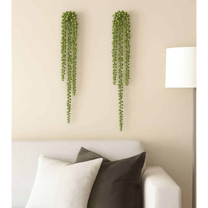 Sedumhänger Kunstpflanze 70 cm. 4er-Bündel