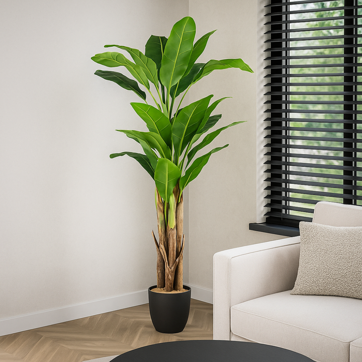 Bananenplant kunstplant 180 cm