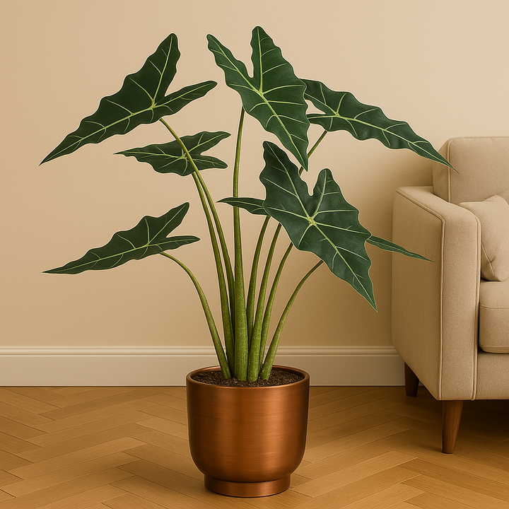 Alocasia zebrina Sarian Kunstpflanze 100 cm