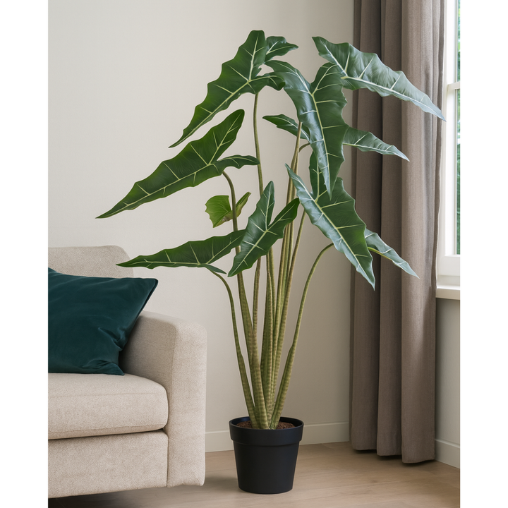 Alocasia zebrina Sarian kunstplant 130 cm