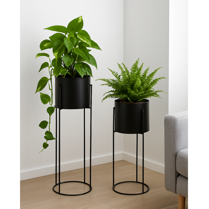 Plantenbakken 3-delige set 19x50 cm, 23x65 cm en 28x80 cm