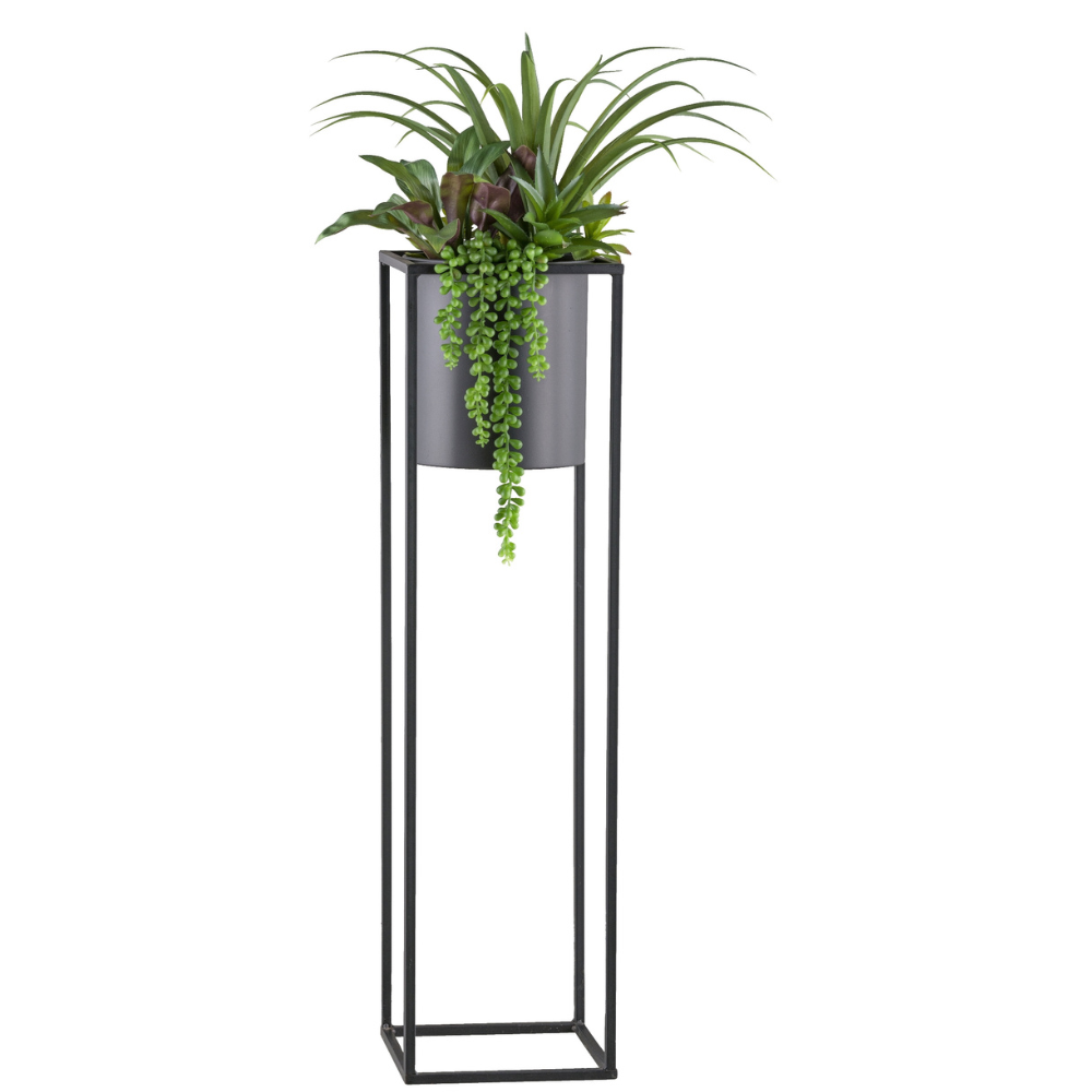 Vetplanten set van 2 kunstplanten 105/135 cm