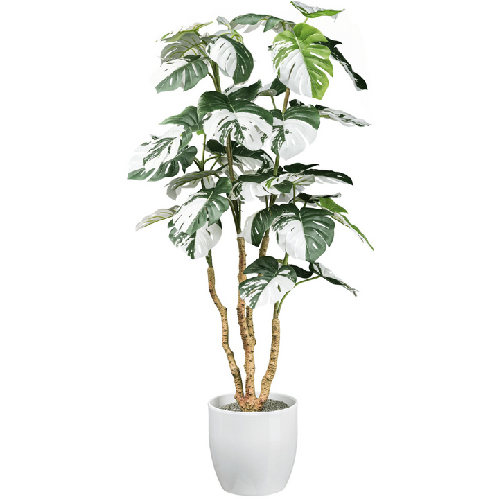 Monstera Deliciosa Variegata kunstplant 110 cm