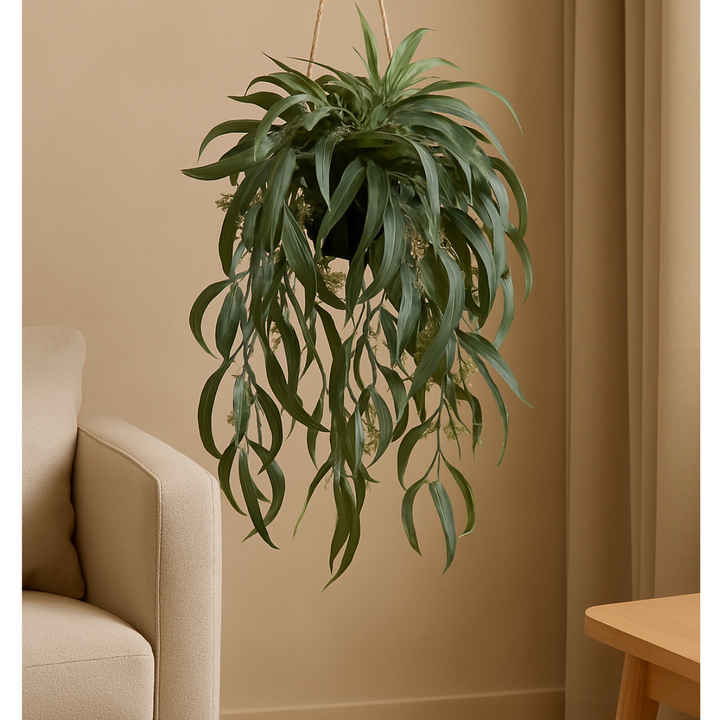 Eucalyptus globulus hangplant, kunstplant 65 cm