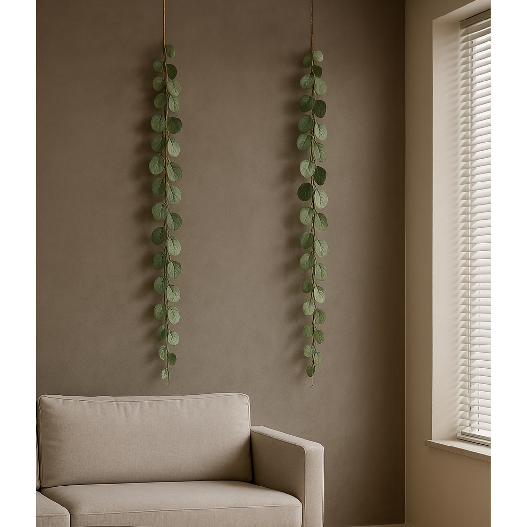 Eucalyptus guirlande kunstplant 180 cm. Bundel van 2