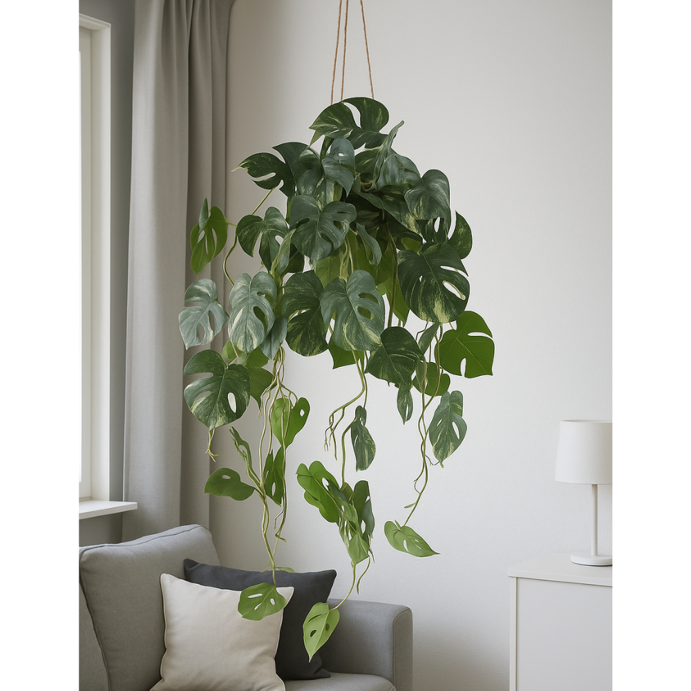 Splitphilodendron Variegata kunstplant 80 cm