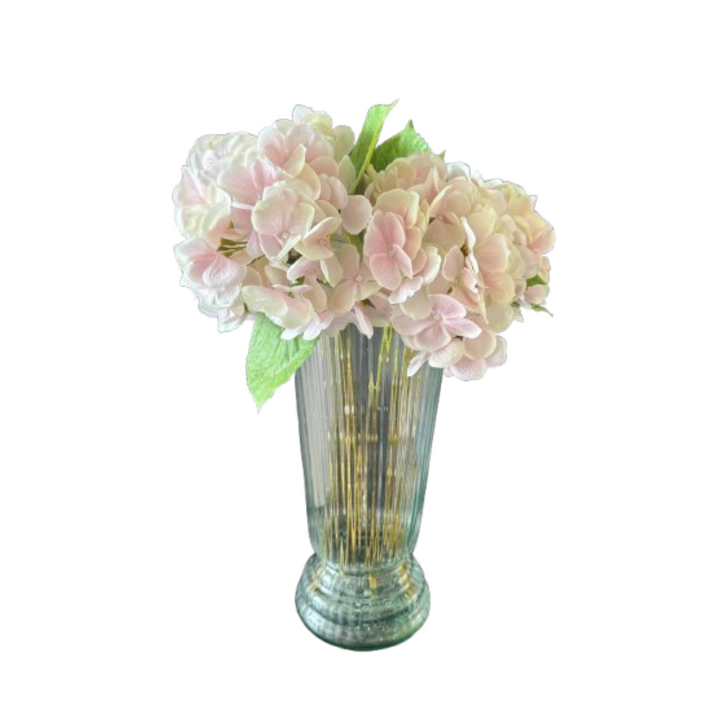 Hortensia kunstbloem 48 cm. Bundel van 3