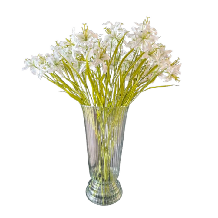Lelie kunstbloem 64 cm. Bundel van 9