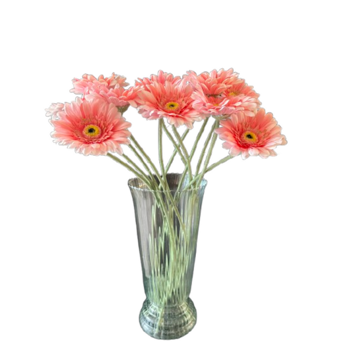 Gerbera kunstbloem Roze 63 cm. Bundel van 8