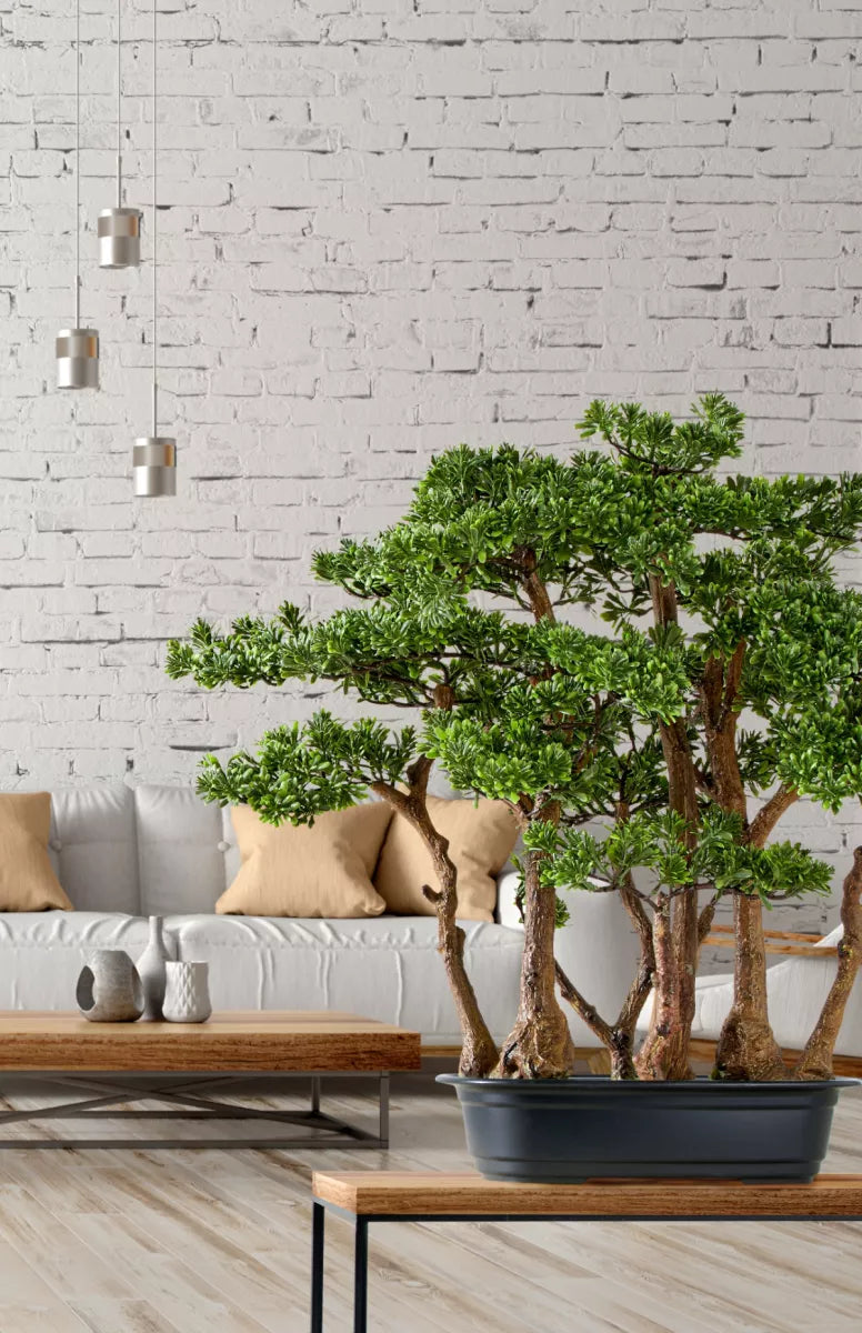 Flourify  bonsai tea leaf kunstplant. 60 cm