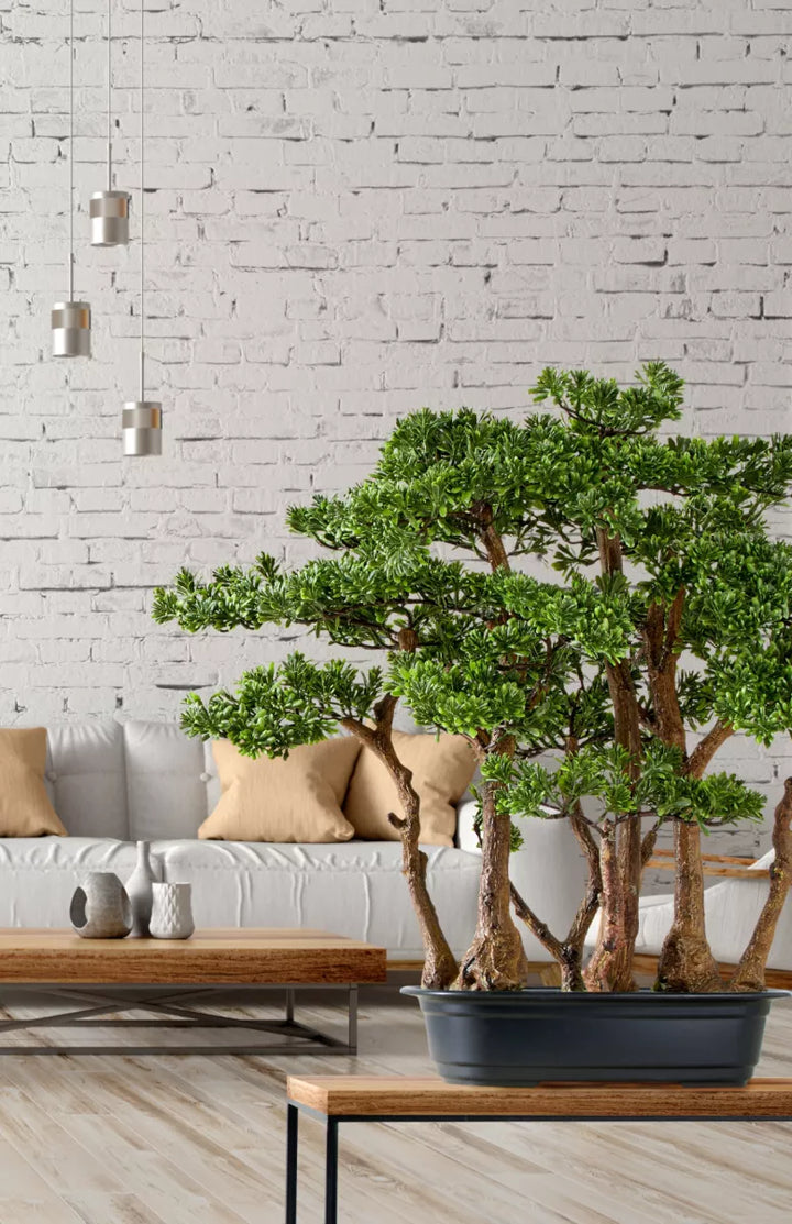 Flourify  bonsai tea leaf kunstplant. 60 cm