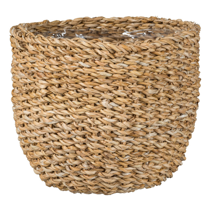 Zeegras manden 3-delige set.  15x15 cm, 18x17 cm, 22x19 cm.