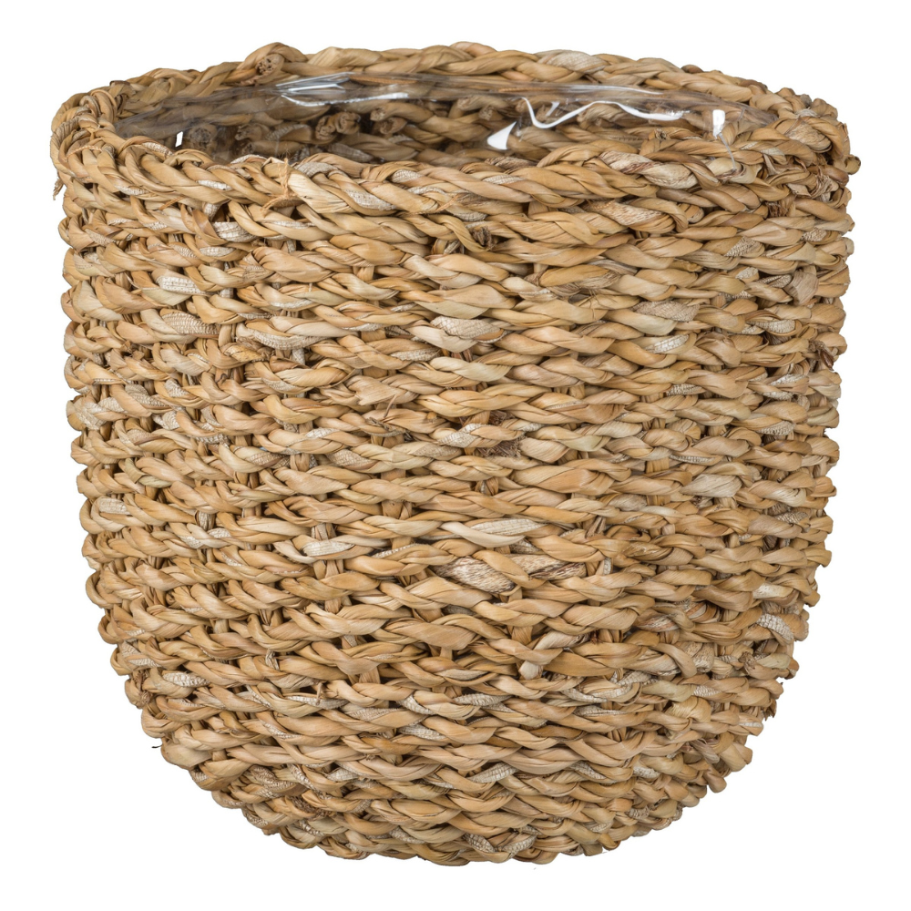 Zeegras manden 3-delige set.  15x15 cm, 18x17 cm, 22x19 cm.
